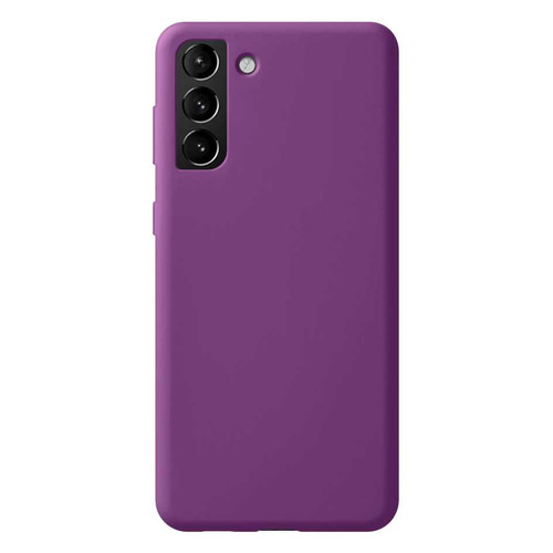 фото Чехол (клип-кейс) deppa liquid silicone pro, для samsung galaxy s21+, фиолетовый [870024]