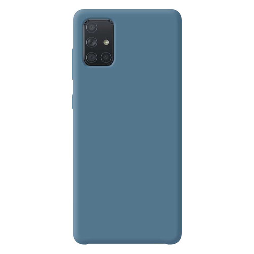 фото Чехол (клип-кейс) deppa для samsung galaxy a71 liquid silicone case синий (87425)