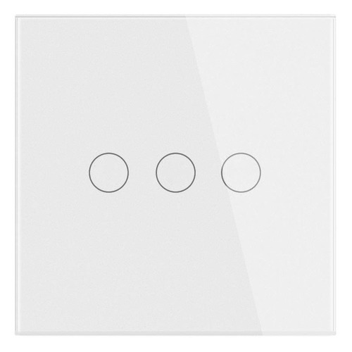 фото Умный выключатель трехклавишный hiper smart wall 3-way touch switch, белый [hdy-st03w]