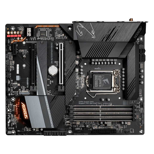 фото Материнская плата gigabyte z590 aorus elite ax soc-1200 intel z590 4xddr4 atx ac`97 8ch(7.1) 2.5gg r