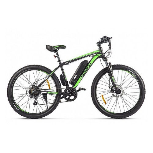 

Электробайк ELTRECO XT 600 D, 7800mAh, черный\зеленый [022861-2383], XT 600 D