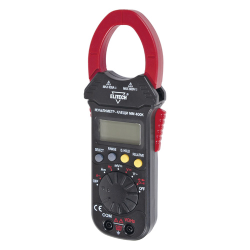

Клещи токоизмерительные Elitech ММ 400К [195068], ММ 400К