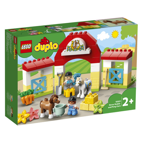 фото Конструктор lego duplo town конюшня для лошади и пони, 10951