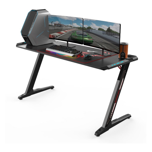 

Стол игровой EUREKA Z60, МДФ, черный, Z60