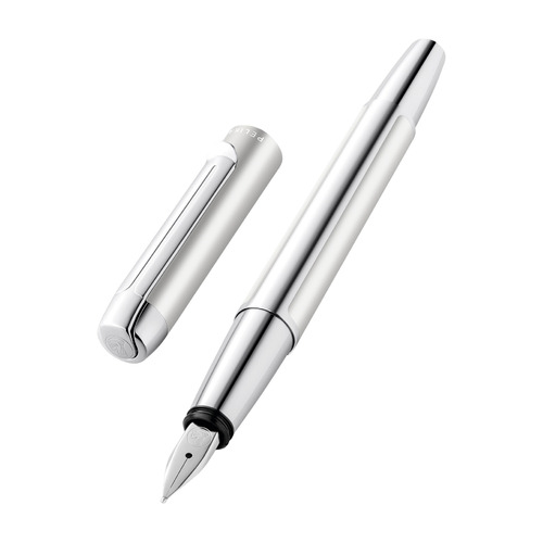

Ручка перьев. Pelikan Elegance Pura P40 (PL951954) серебристый F сталь нержавеющая карт.уп., P40