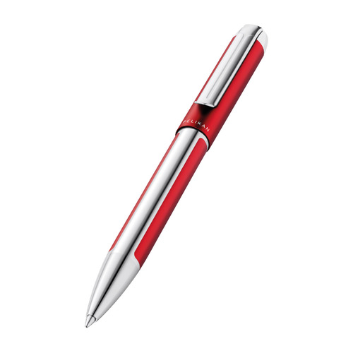 

Ручка шариков. Pelikan Elegance Pura K40 (PL817417) бордовый/серебристый M черные карт.уп., K40
