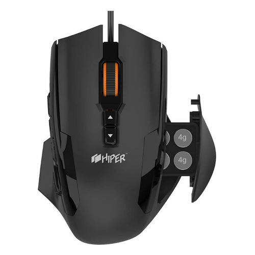 

Мышь HIPER Solatris, игровая, оптическая, проводная, USB, черный [qm-3], Solatris