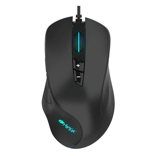 

Мышь HIPER RAVEN, игровая, оптическая, проводная, USB, черный [gm-6], RAVEN