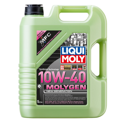 фото Моторное масло liqui moly molygen new generation 10w-40 5л. синтетическое [39028]