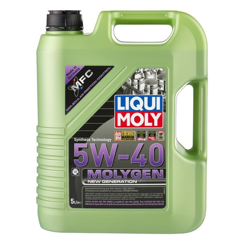 

Моторное масло LIQUI MOLY Molygen New Generation 5W-40 5л. синтетическое [39023], Molygen New Generation