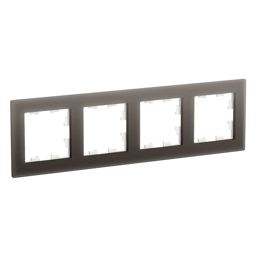 

Рамка Schneider Electric AtlasDesign ATN320604 наклад. 4x гориз.мон. стекло мокко (упак.:1шт), ATN320604