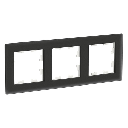 

Рамка Schneider Electric AtlasDesign ATN331003 наклад. 3x гориз.мон. стекло черный (упак.:1шт), ATN331003