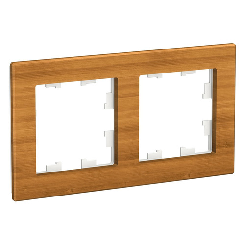 

Рамка Schneider Electric AtlasDesign ATN353202 наклад. 2x гориз.мон. дерево бамбук (упак.:1шт), ATN353202