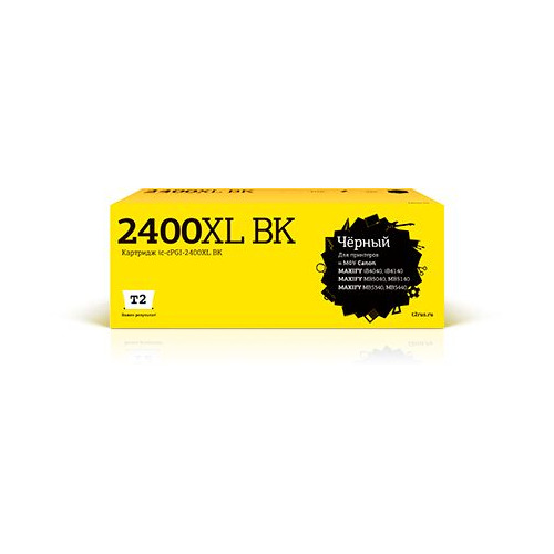 

Картридж T2 IC-CPGI-2400XL BK, черный / PGI-2400XL BK, IC-CPGI-2400XL BK