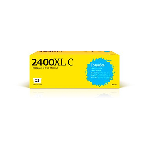 

Картридж T2 IC-CPGI-2400XL C, голубой / PGI-2400XL C, IC-CPGI-2400XL C