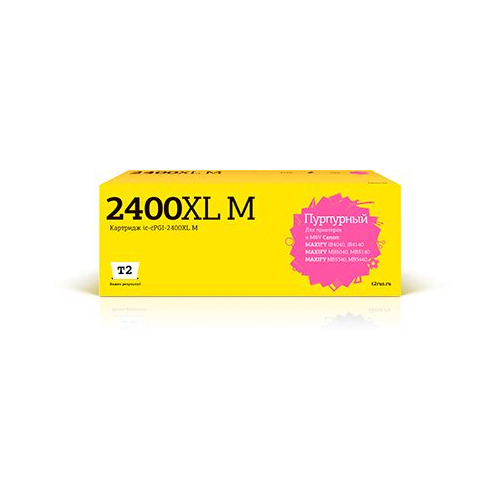 

Картридж T2 IC-CPGI-2400XL M, пурпурный / PGI-2400XL M, IC-CPGI-2400XL M