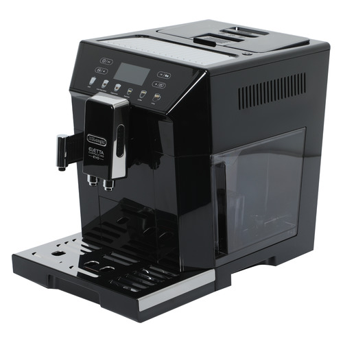 фото Кофемашина delonghi eletta cappuccino evo ecam46.860.b, черный/серебристый