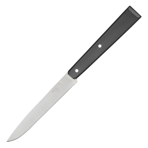 

Нож кухонный Opinel №125 (001612) стальной столовый лезв.110мм черный, №125