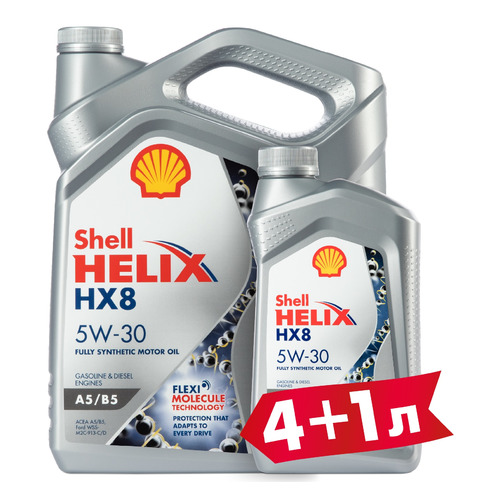 фото Моторное масло shell helix hx8 5w-30 5л. синтетическое [550046777-41]