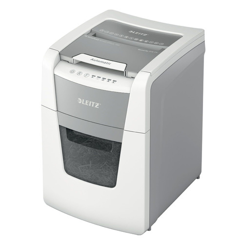 

Уничтожитель бумаг Leitz IQ Autofeed Small Office 100 P5, с автоподачей, P-5, 2х15 мм, 100 лист. одновременно, 34л [80120000], Белый, Small Office 100 P5