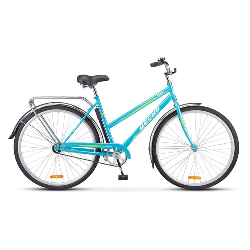 фото Велосипед десна вояж lady 28 (z010) городской рам.:20" кол.:28" голубой 16.1кг (lu077194)