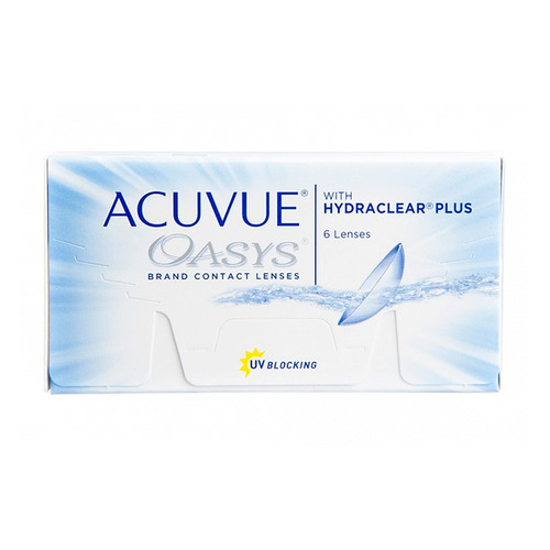 

Контактные линзы Acuvue Oasys 8.4мм -1,5 уп.:6шт, Oasys