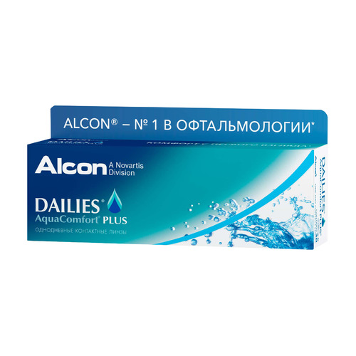 фото Контактные линзы alcon dailies aqua comfort plus 8.7мм -5,75 уп.:30шт