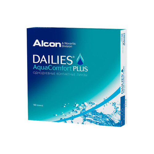 

Контактные линзы ALCON Dailies Aqua Comfort Plus, 8.7мм, -1,5, 90шт, Aqua Comfort Plus