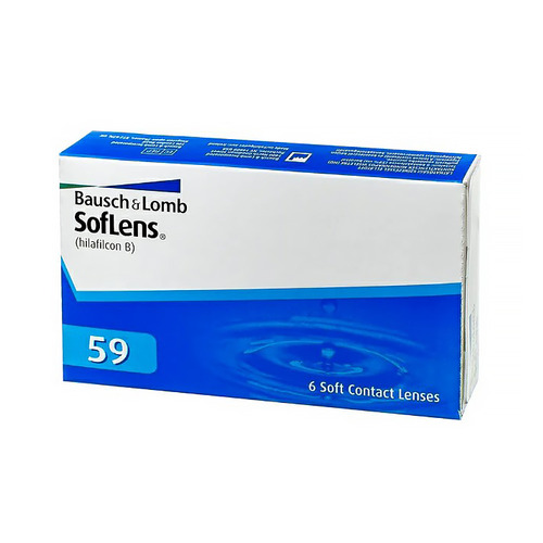 

Контактные линзы Bausch + Lomb SofLens 59 8.6мм -2,5 уп.:6шт, 59