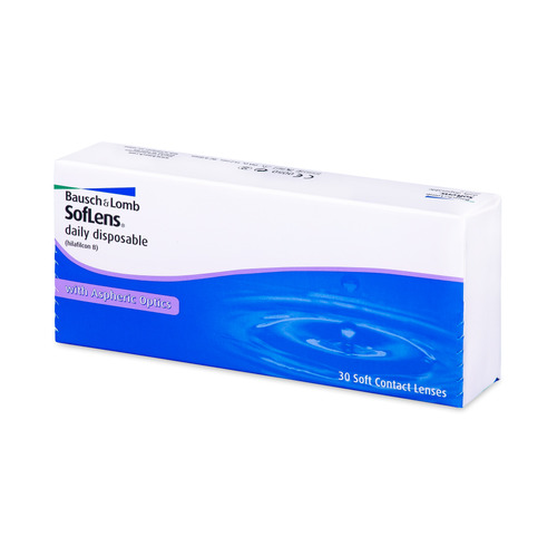 

Контактные линзы Bausch + Lomb SofLens Daily Disposable 8.6мм -6,5 уп.:30шт, Daily Disposable