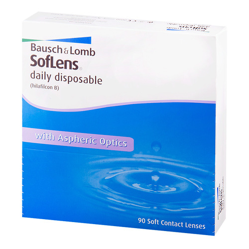 фото Контактные линзы bausch + lomb soflens daily disposable 8.6мм -1 уп.:90шт