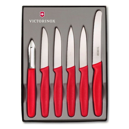 

Набор кухонных ножей Victorinox Standart [5.1111.6], Красный, Standart