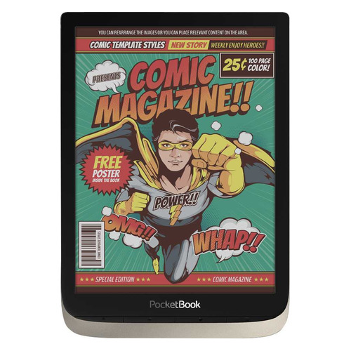 

Электронная книга POCKETBOOK 740 Color, 7.8", серебристый, 740 Color
