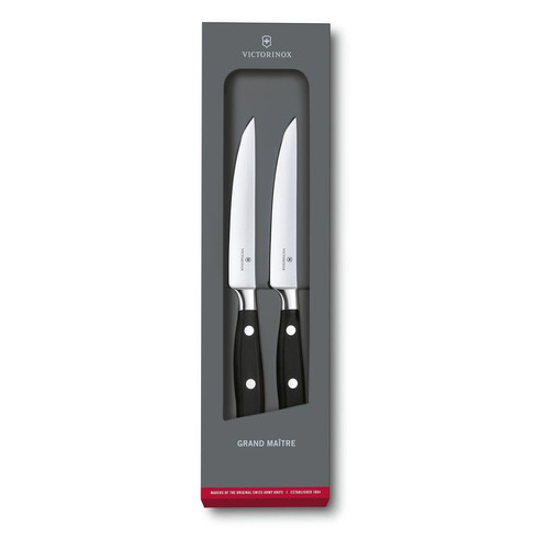 

Набор кухонных ножей Victorinox Grand Maitre Steak [7.7242.2], Черный, Grand Maitre Steak