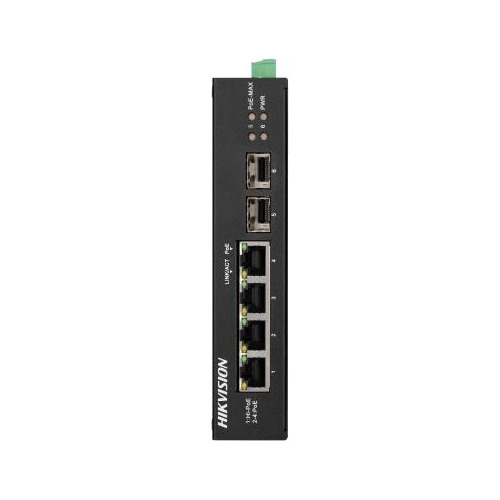 

Коммутатор Hikvision DS-3T0506HP-E/HS 4G 2SFP 3PoE+ 60W неуправляемый, DS-3T0506HP-E/HS