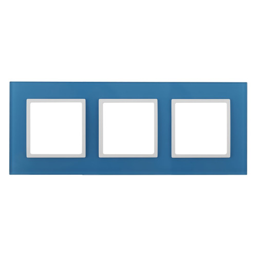 

Рамка Эра Elegance 14-5103-28 3x стекло голубой (упак.:1шт), 14-5103-28