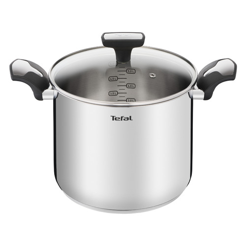 

Кастрюля Tefal Intuition E3016104, 6.1л, с крышкой, серебристый [2100117526], E3016104