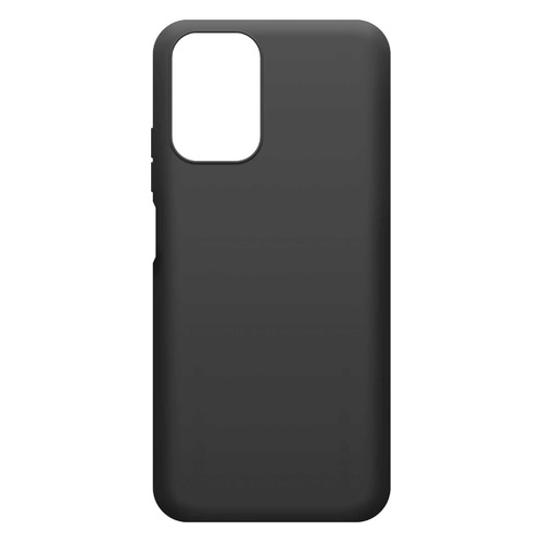 фото Чехол (клип-кейс) borasco silicone case, для xiaomi redmi note 10 pro, черный [40021]