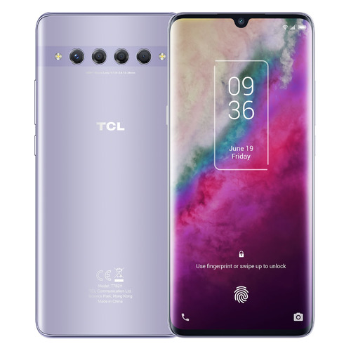 Смартфон TCL 10 Plus 256Gb, серебристый