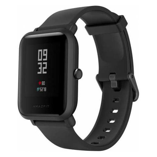 фото Смарт-часы amazfit bip s lite, 1.28", черный / черный