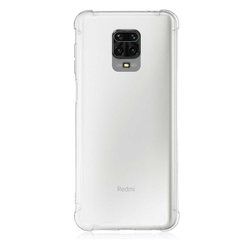 фото Чехол (клип-кейс) brosco, для xiaomi redmi note 9s, прозрачный [xm-rn9s-hard-tpu-transparent] noname