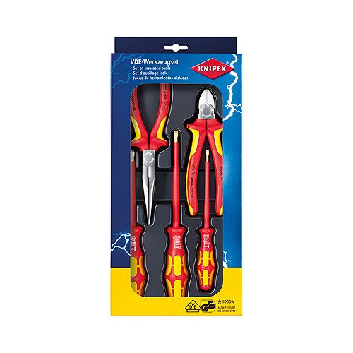 фото Набор инструментов knipex kn-002013, 5 предметов, диэлектрический