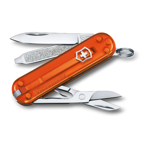 

Складной нож Victorinox Classic Fire Opal, функций: 7, 58мм, коробка картонная [0.6223.t82g], Classic Fire Opal