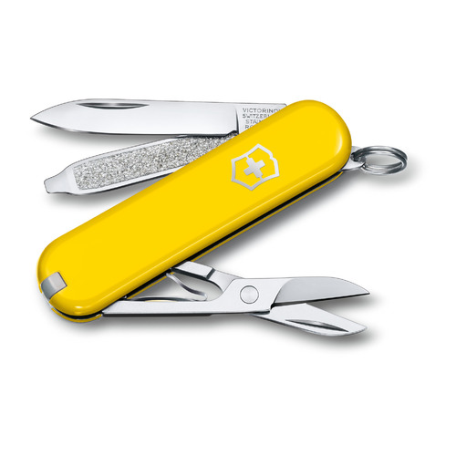 

Складной нож Victorinox Classic Sunny Side, функций: 7, 58мм, коробка картонная [0.6223.8g], Classic Sunny Side