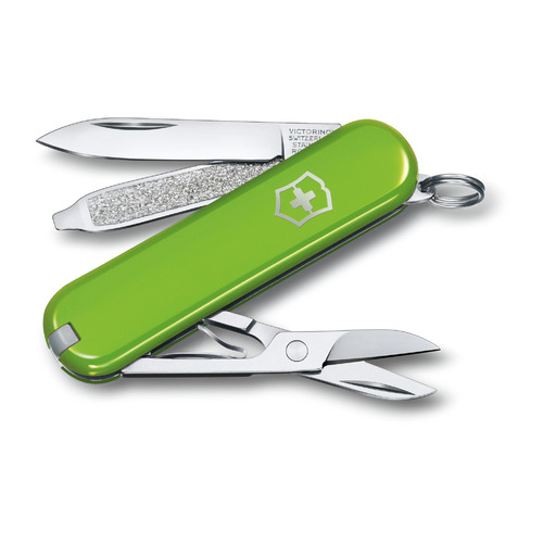 

Складной нож Victorinox Classic Smashed Avocado, функций: 7, 58мм, коробка картонная [0.6223.43g], Classic Smashed Avocado