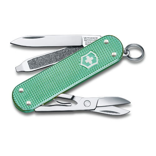 

Складной нож Victorinox Classic Minty Mint, функций: 7, 58мм, коробка картонная [0.6221.221g], Classic Minty Mint