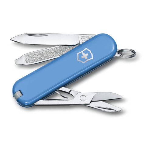 

Складной нож Victorinox Classic Summer Rain, функций: 7, 58мм, коробка картонная [0.6223.28g], Classic Summer Rain