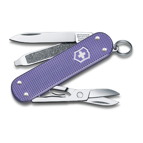

Складной нож Victorinox Classic Electric Lavender, функций: 7, 58мм, коробка картонная [0.6221.223g], Classic Electric Lavender