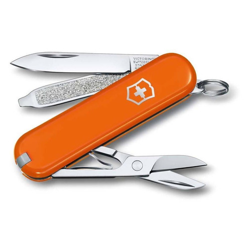 

Складной нож Victorinox Classic Mango Tango, функций: 7, 58мм, оранжевый , блистер [0.6223.83b1], Classic Mango Tango