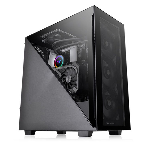 

Корпус ATX Thermaltake Divider 300 TG, Midi-Tower, без БП, черный [ca-1s2-00m1wn-00], Divider 300 TG